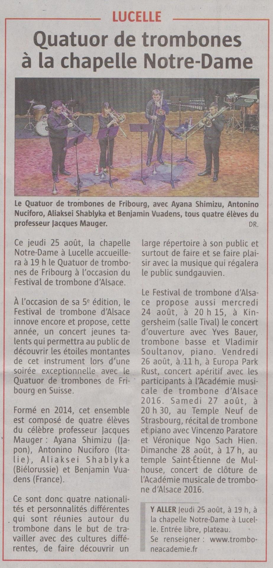 Article quatuor sundgau 2